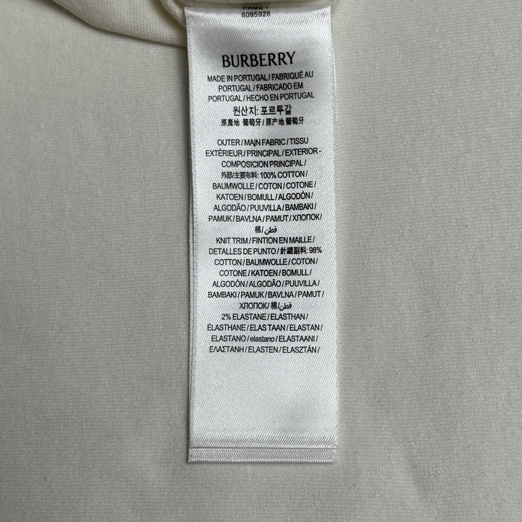 Burberry Cotton T-Shirt (80959281）