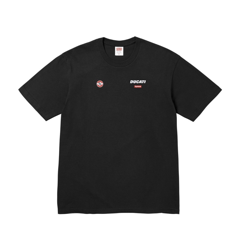 Supreme x Ducati Logos Tee "Black"（SUP-SS24-328）