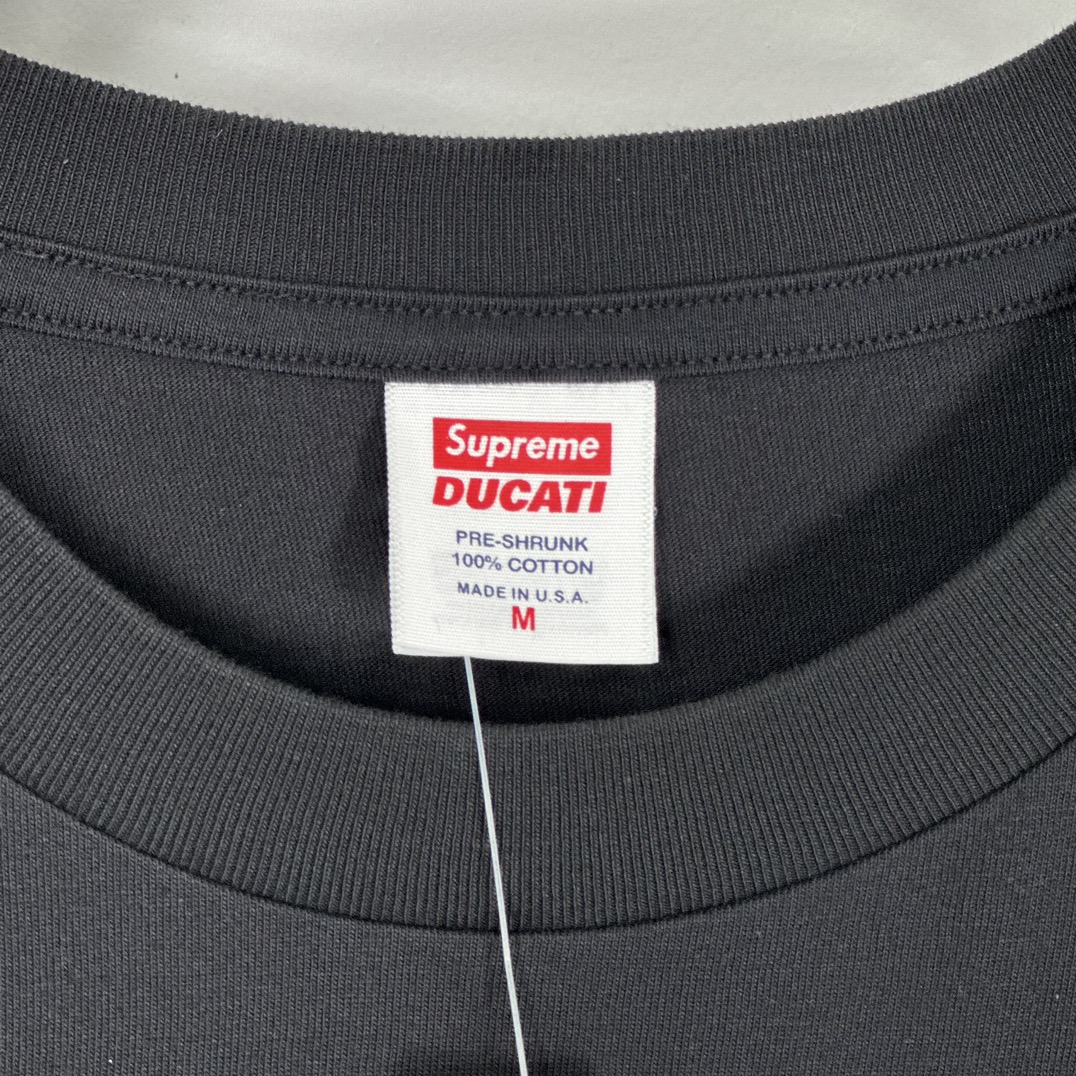 Supreme x Ducati Logos Tee "Black"（SUP-SS24-328）