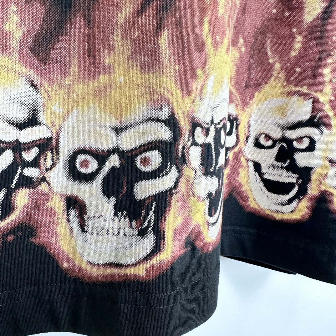 Supreme MM6 Maison Margiela Liquid Blue Oversized Tee Black（SUP-SS24-112）