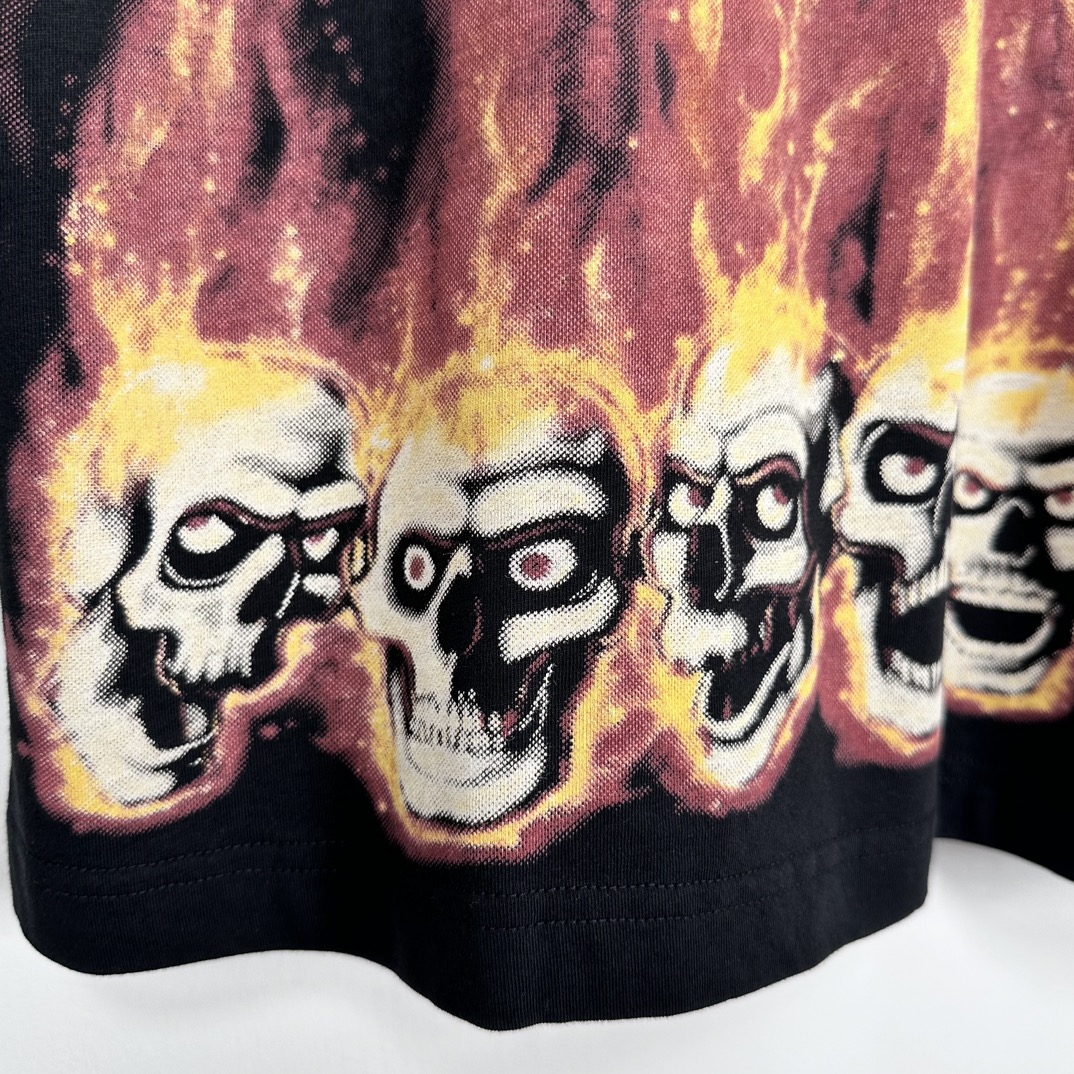 Supreme MM6 Maison Margiela Liquid Blue Oversized Tee Black（SUP-SS24-112）