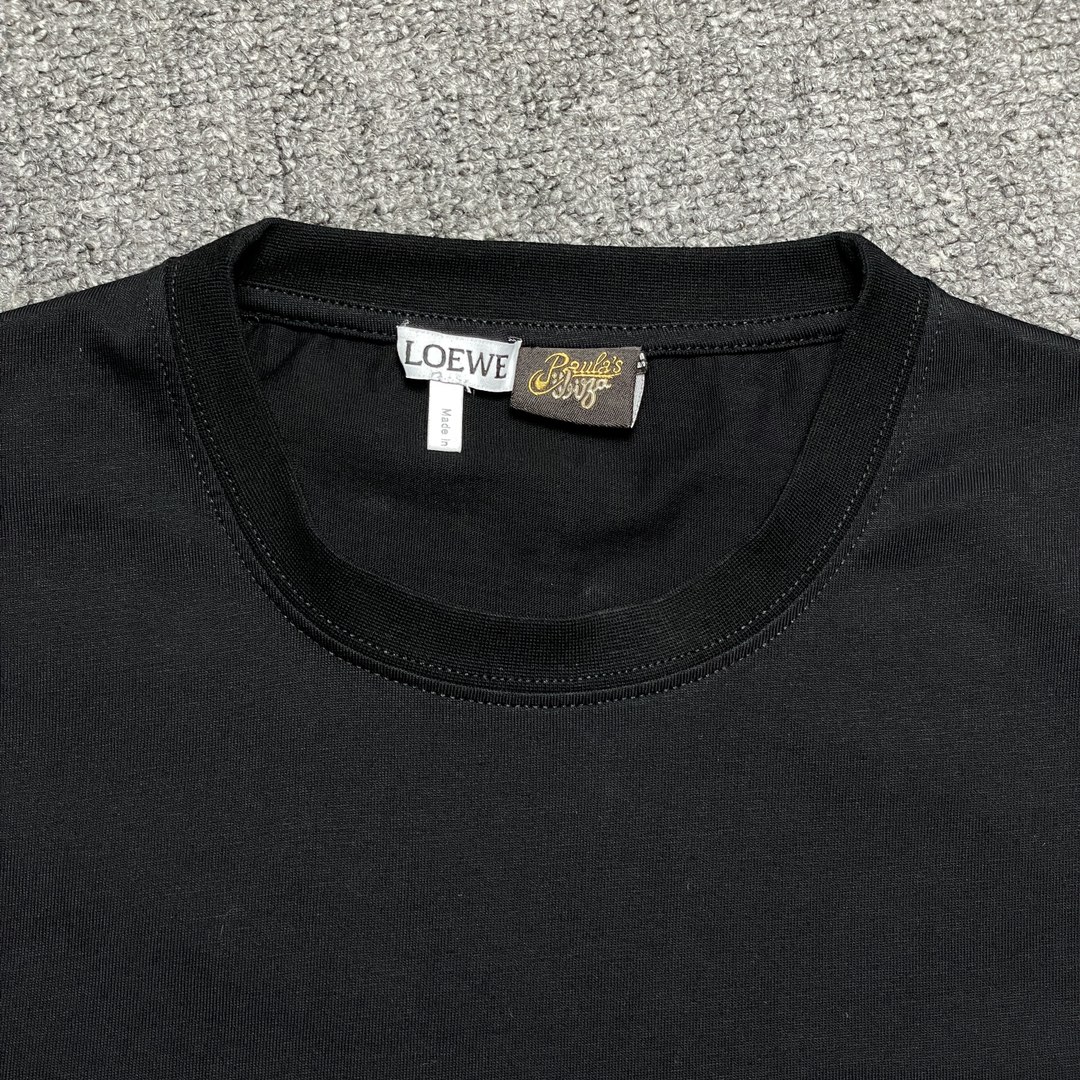 Loewe Two Color Towel Embroidered T-shirt（H616Y22X67-1100）