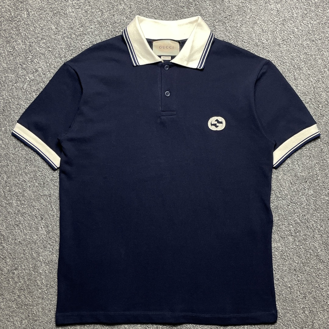 Gucci Embroidered Polo T-shirt（768641-XJF47-6429）