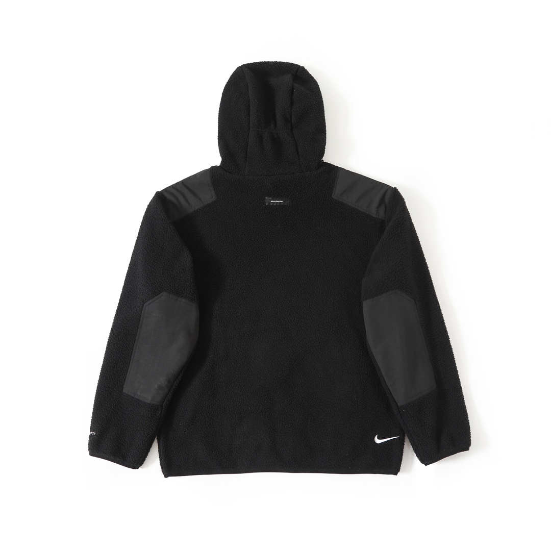 Supreme x Nike ACG Fleece Pullover 'Black White'（SUP-FW22-221）