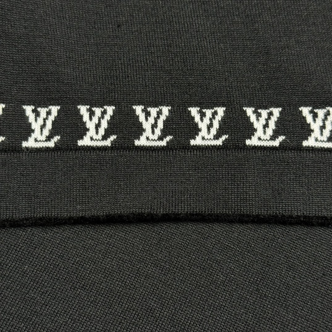 Louis Vuitton Short Sleeve Cotton Crew Neck（1AFQSI）