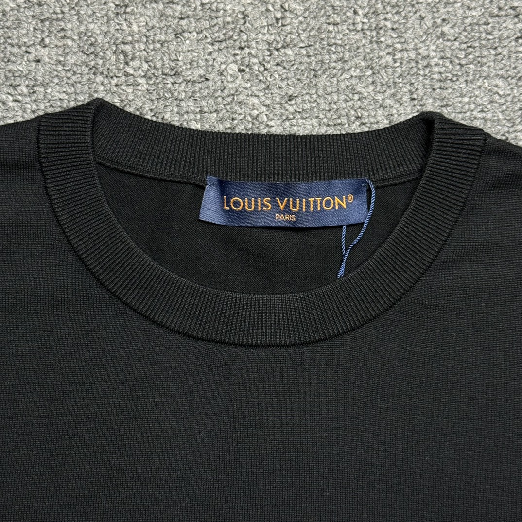 Louis Vuitton Short Sleeve Cotton Crew Neck（1AFQSI）