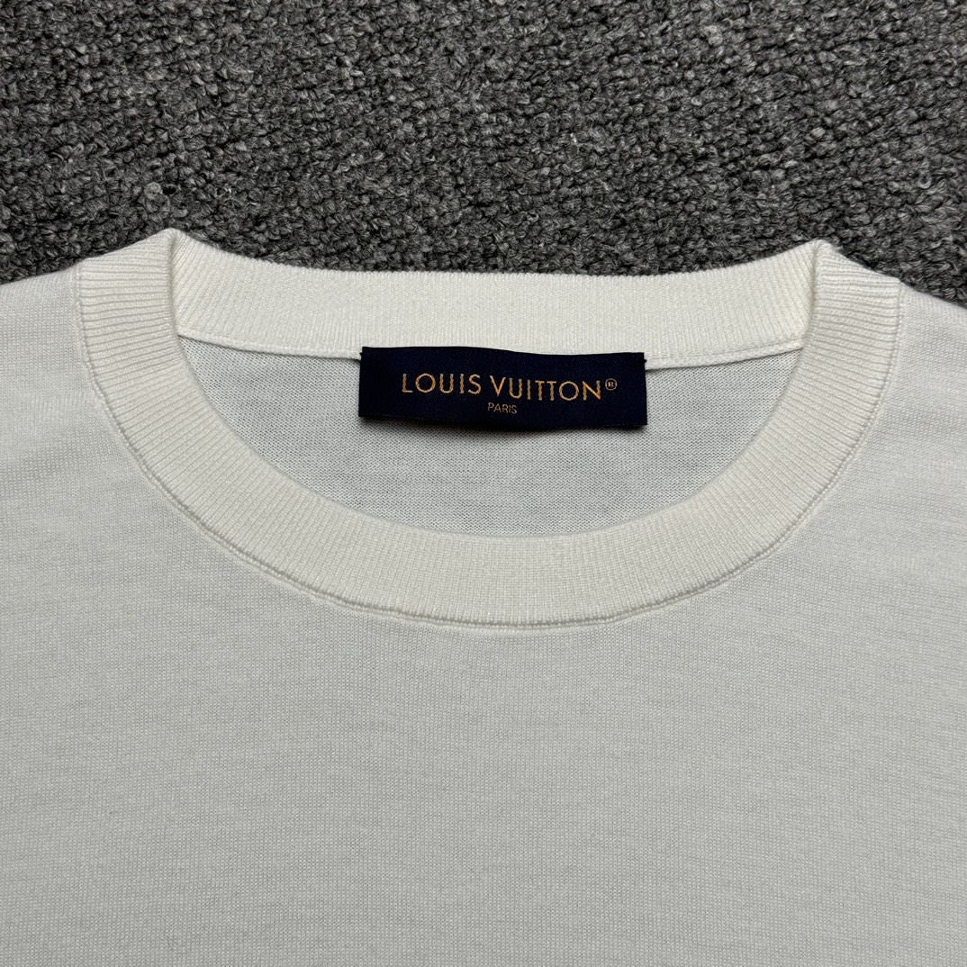 Louis Vuitton Short Sleeve Cotton Crew Neck（1AFQS9）