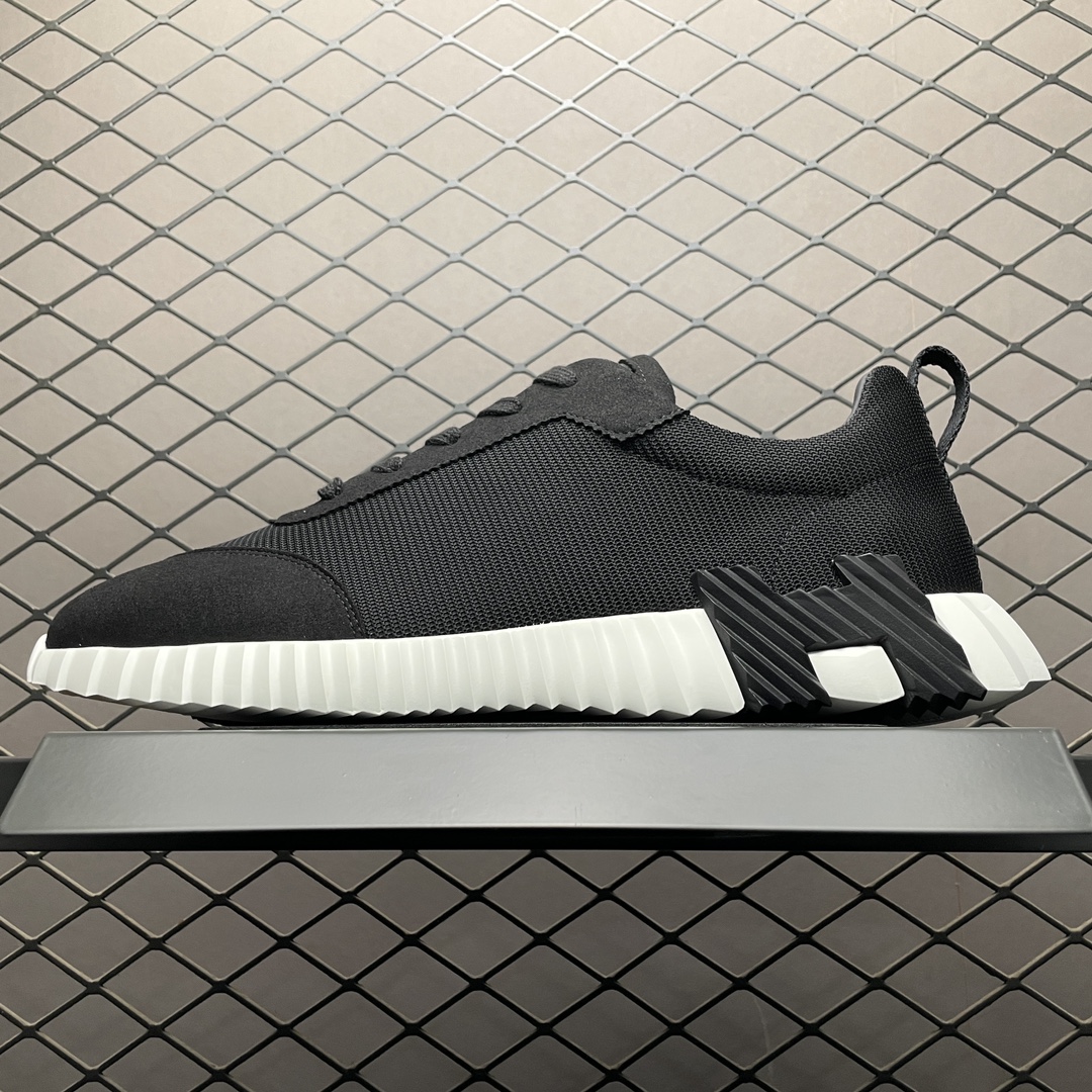 【Hermès】Stretch canvas suede goatskin sneakers（H202934Z H02）