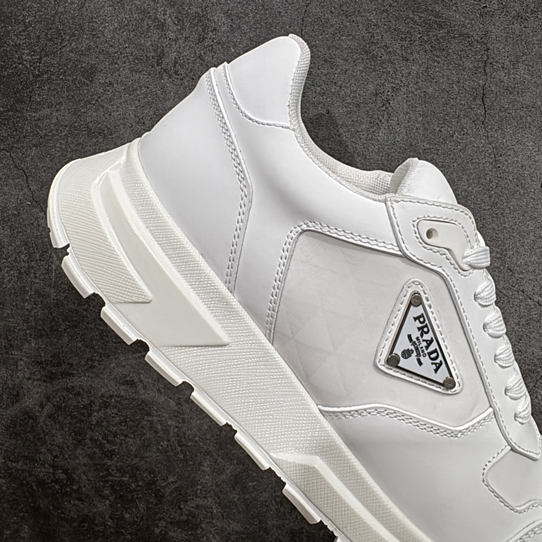 PRADA★レザーxナイロン ハイトップスニーカー（2EE390_3LNW_F0009_F_G000）