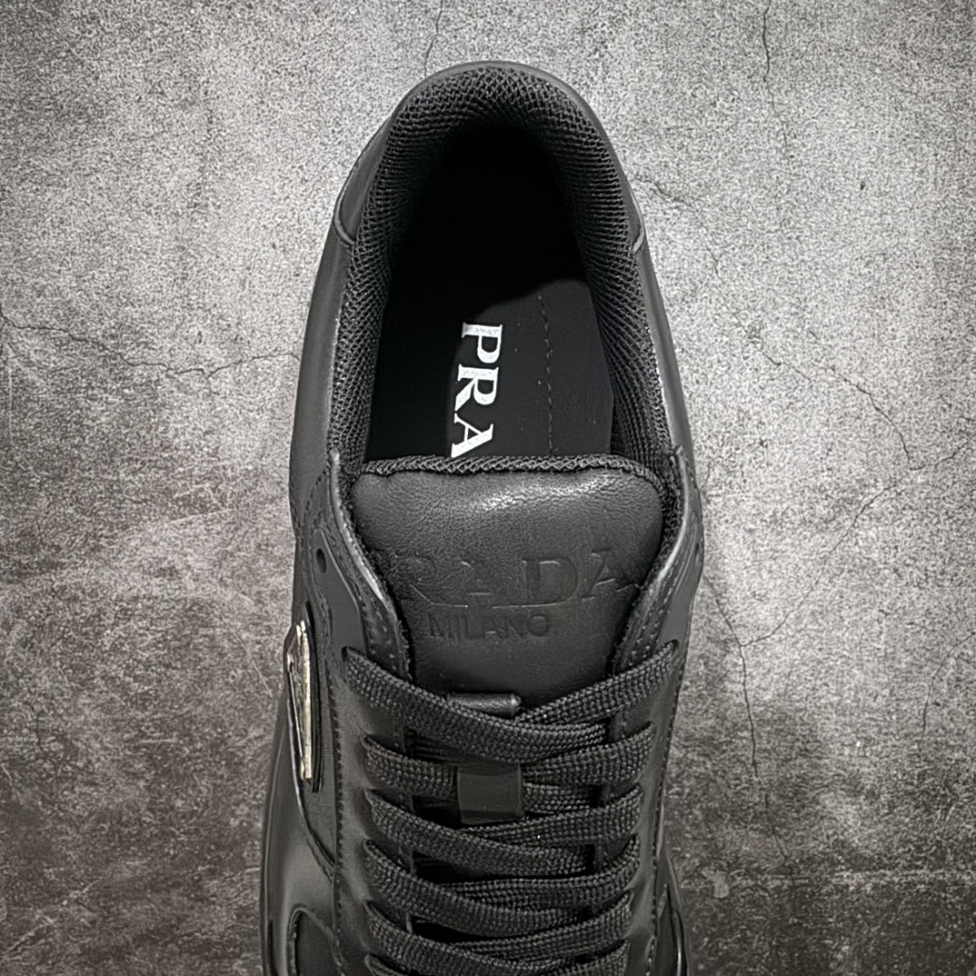 PRADA★レザーxナイロン ハイトップスニーカー（2EE390_3LNW_F0002_F_G000）