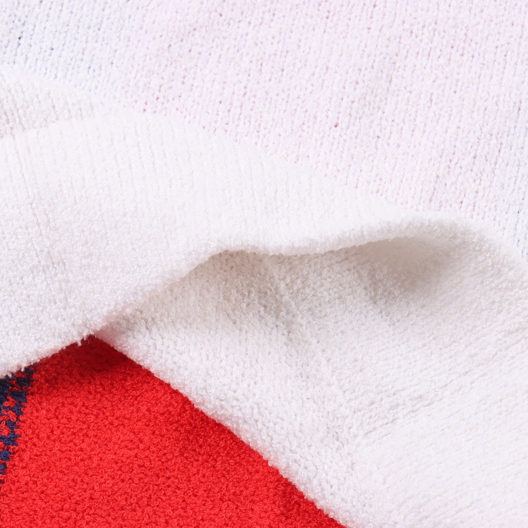 GUCCI《コットンブレンド テリー ニット ポロシャツ》white（784652-XKD10-9098）