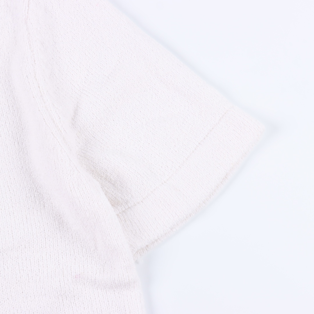 GUCCI《コットンブレンド テリー ニット ポロシャツ》white（784652-XKD10-9098）