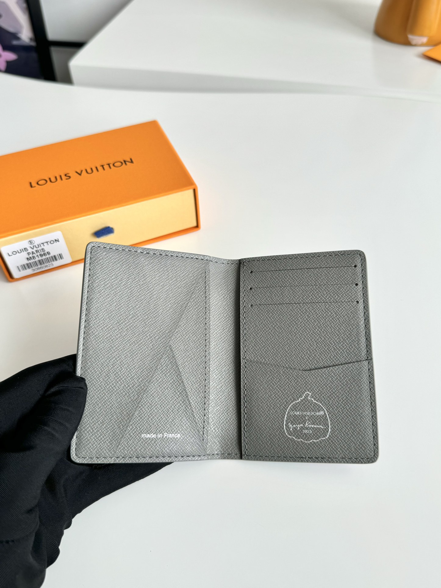 Louis Vuitton x Yayoi Kusama Wallet Monogram Eclipse Reverse Pumpkin（M81969）