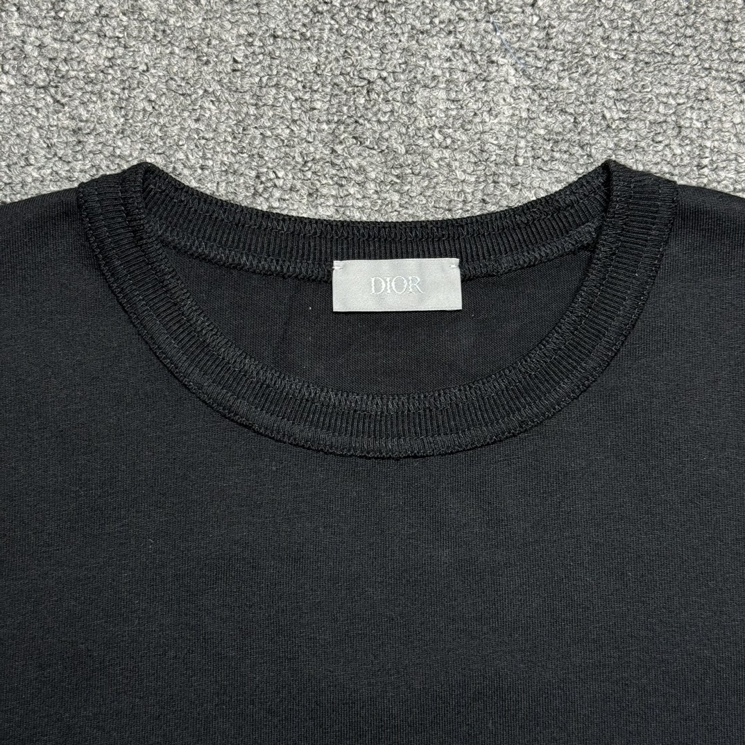 Dior x Stone Island T-Shirt 'Black(493J638B0554-C980) Dior x Stone Island T-Shirt 'Black(493J638B0554-C980)