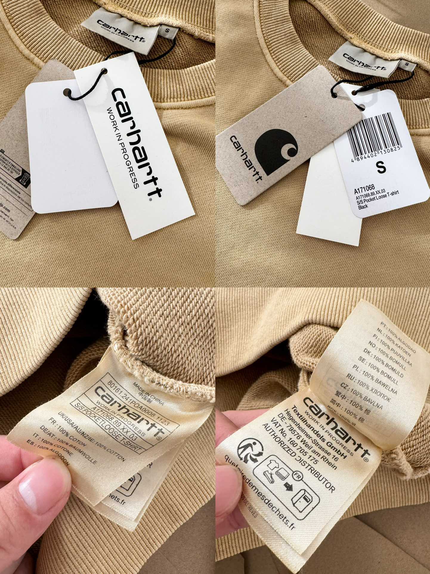 Carhartt WIP Vista Sweat（I029522-0WH-GD）