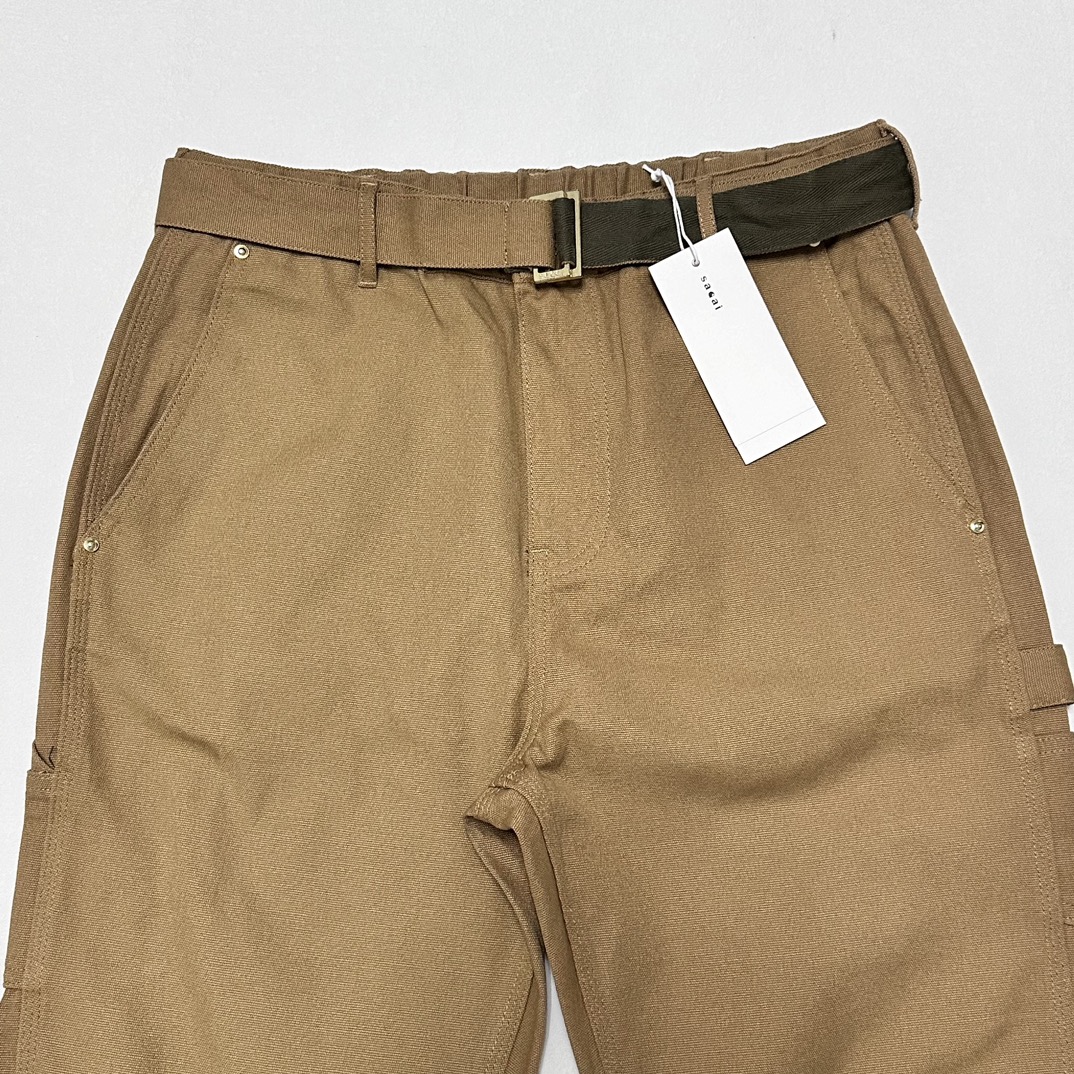 SACAI X CARHARTT WIP PANT Joint Model Lumberjack Work Pants(23-0555S-651）