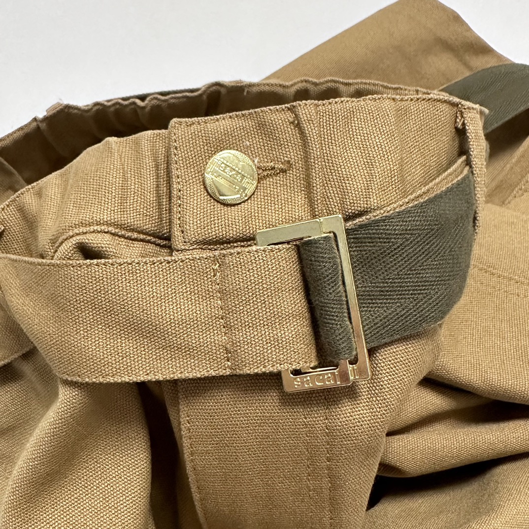 SACAI X CARHARTT WIP PANT Joint Model Lumberjack Work Pants(23-0555S-651）