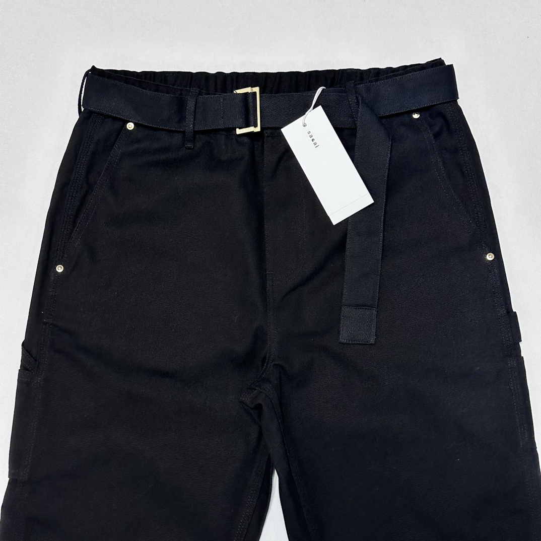 SACAI X CARHARTT WIP PANT Joint Model Lumberjack Work Pants(23-0555S-001）