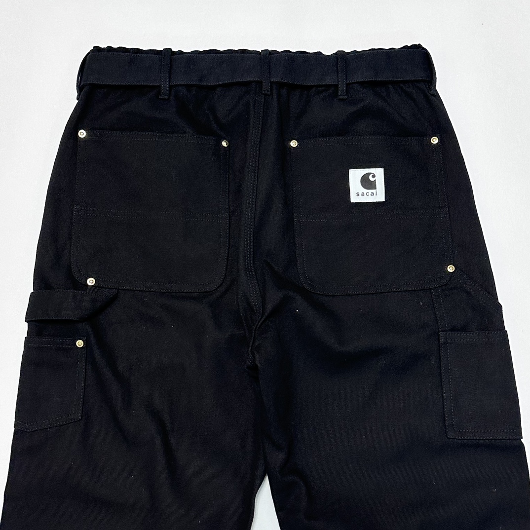 SACAI X CARHARTT WIP PANT Joint Model Lumberjack Work Pants(23-0555S-001）