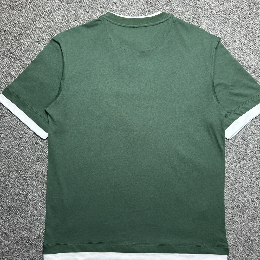 Prada Green Cotton Shirt（UJN912-11CD-F035G-S-OOO）
