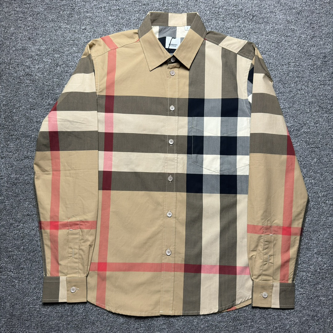 Burberry plaid shirt（80102131）