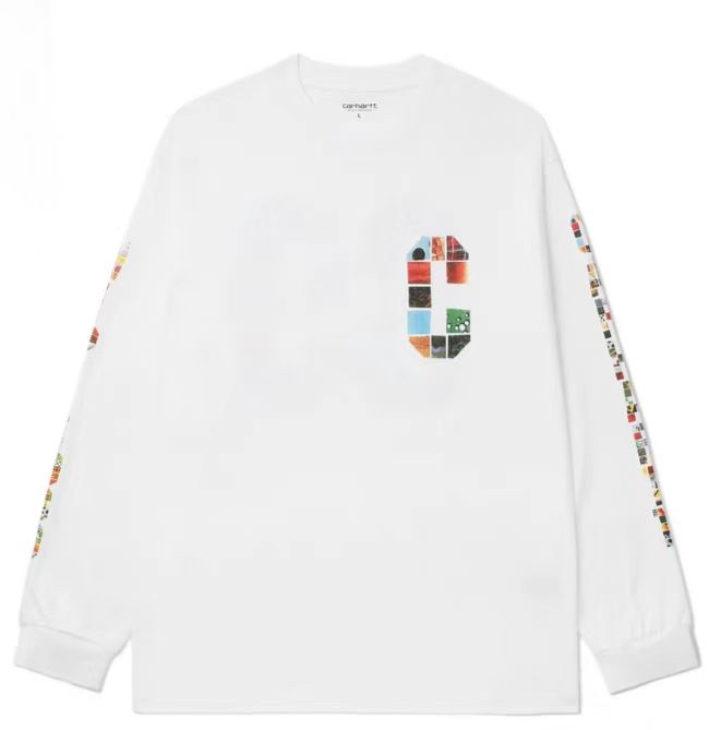 Carhartt WIP Men's Long Sleeve T-Shirt（I033674-02-XX）