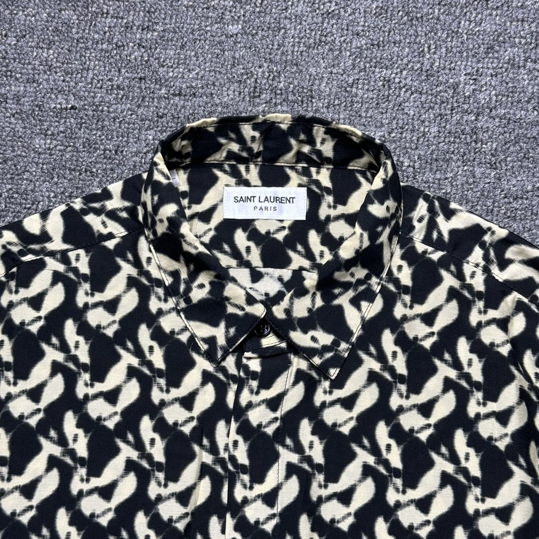 Saint Laurent Eve collar classic shirt（646850Y2G021050）