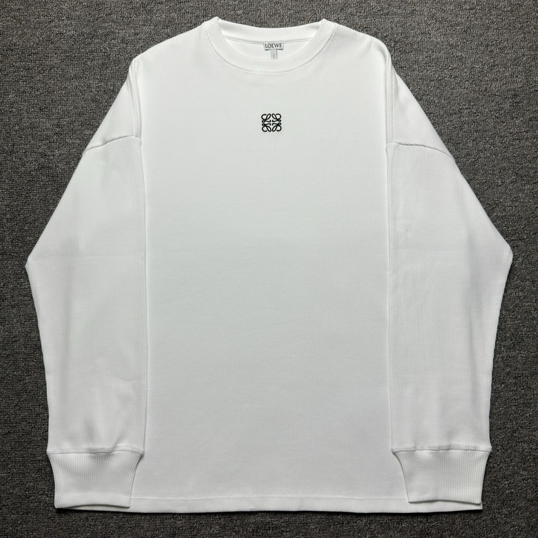 Loewe Long-Sleeve T-Shirt 'White'  (H526Y22XAY-2100）