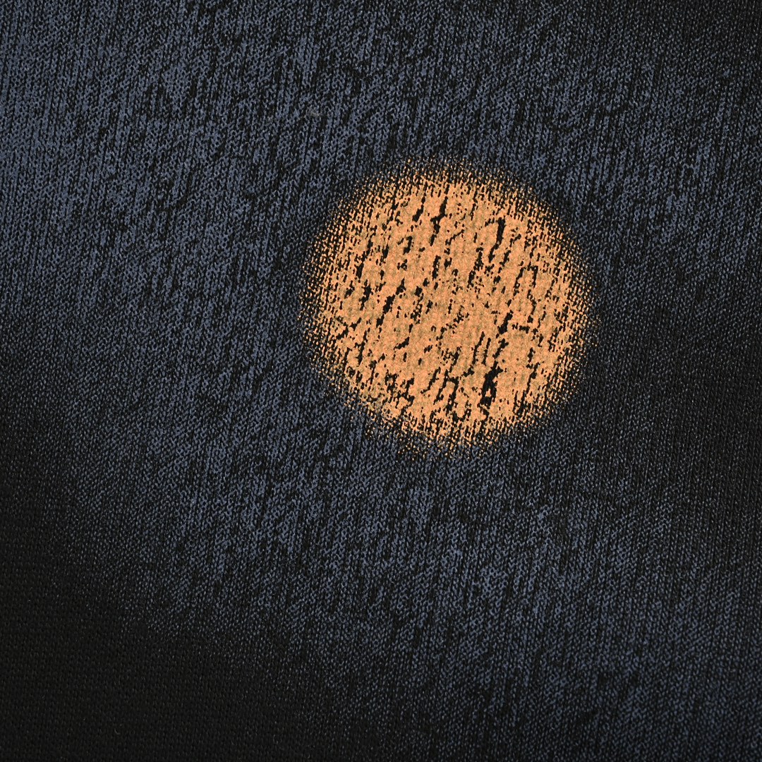 Balenciaga Paris Moon No Pocket Hoodie Oversized Faded Black(744462TOVE31055）