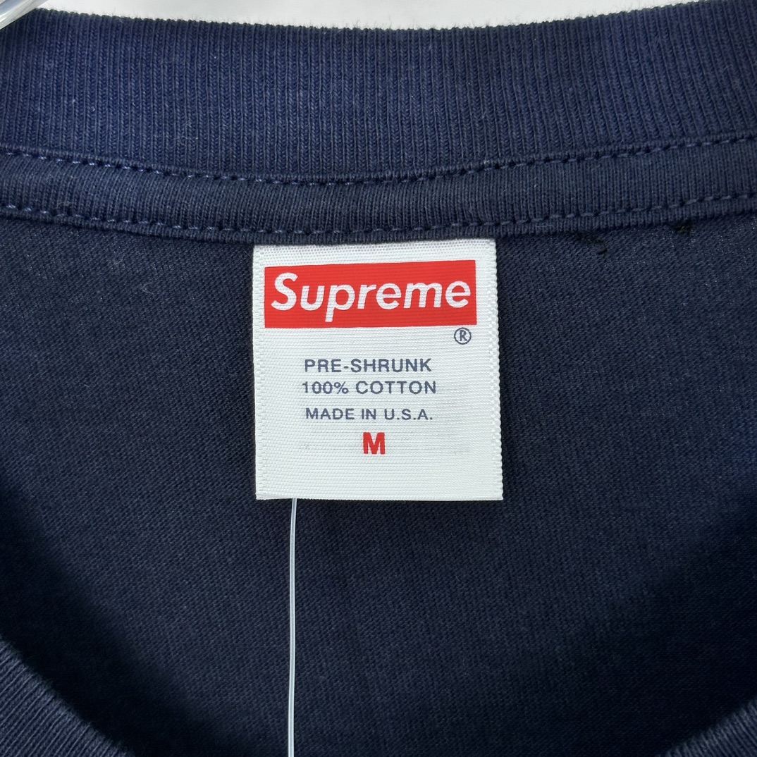 Supreme Tyler, The Creator Tee "Navy" (SUP-FW24-002-2）