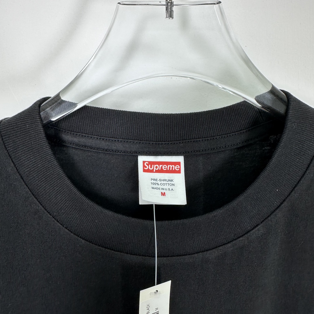 Supreme Tera Patrick Tee "Black"（SUP-FW24-004）