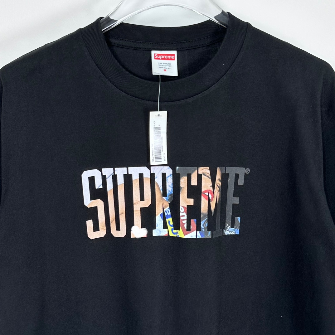 Supreme Tera Patrick Tee "Black"（SUP-FW24-004）