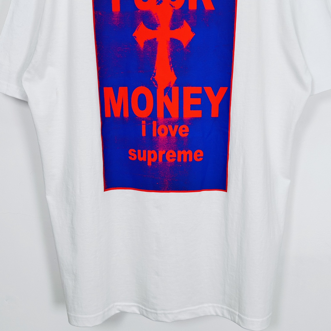 SUPREME FW24 FUCK MONEY TEE（SUP-FW24-004-1）