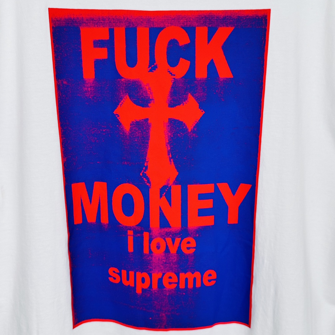SUPREME FW24 FUCK MONEY TEE（SUP-FW24-004-1）