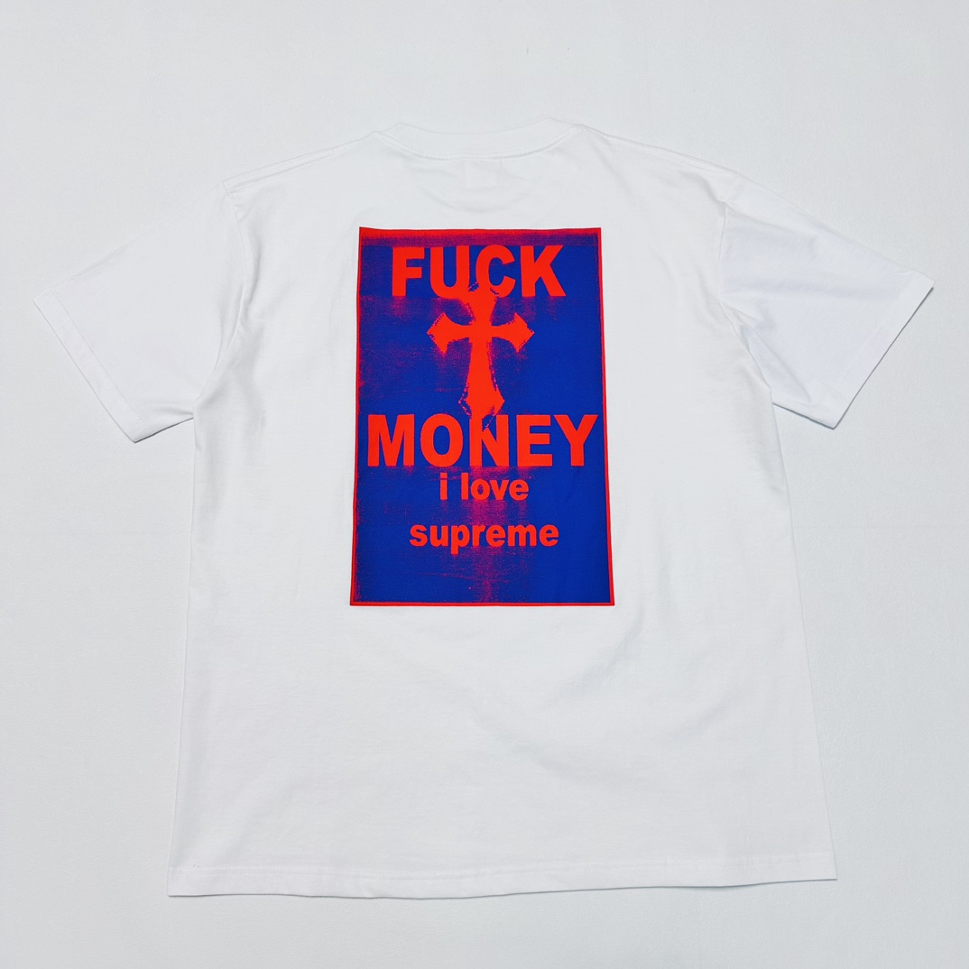 SUPREME FW24 FUCK MONEY TEE（SUP-FW24-004-1）
