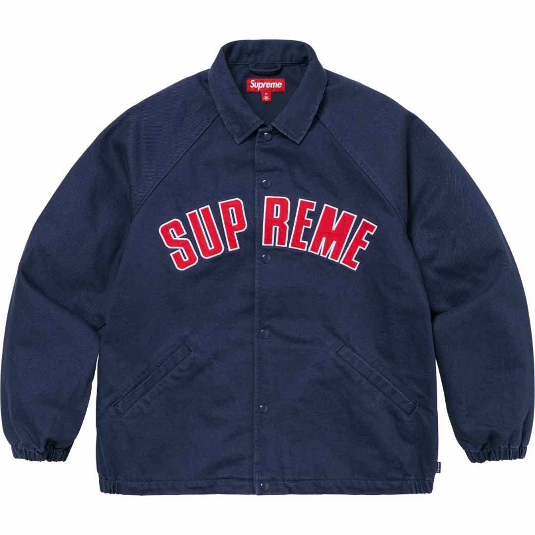 Supreme ARC Denim Coaches Jacket "Navy"（SUP-SS24-238-1）