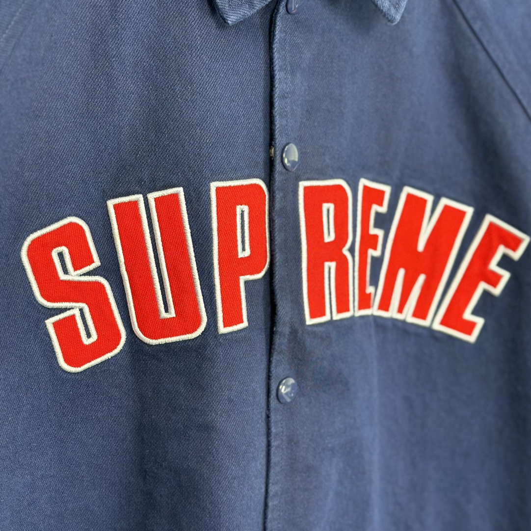 Supreme ARC Denim Coaches Jacket "Navy"（SUP-SS24-238-1）