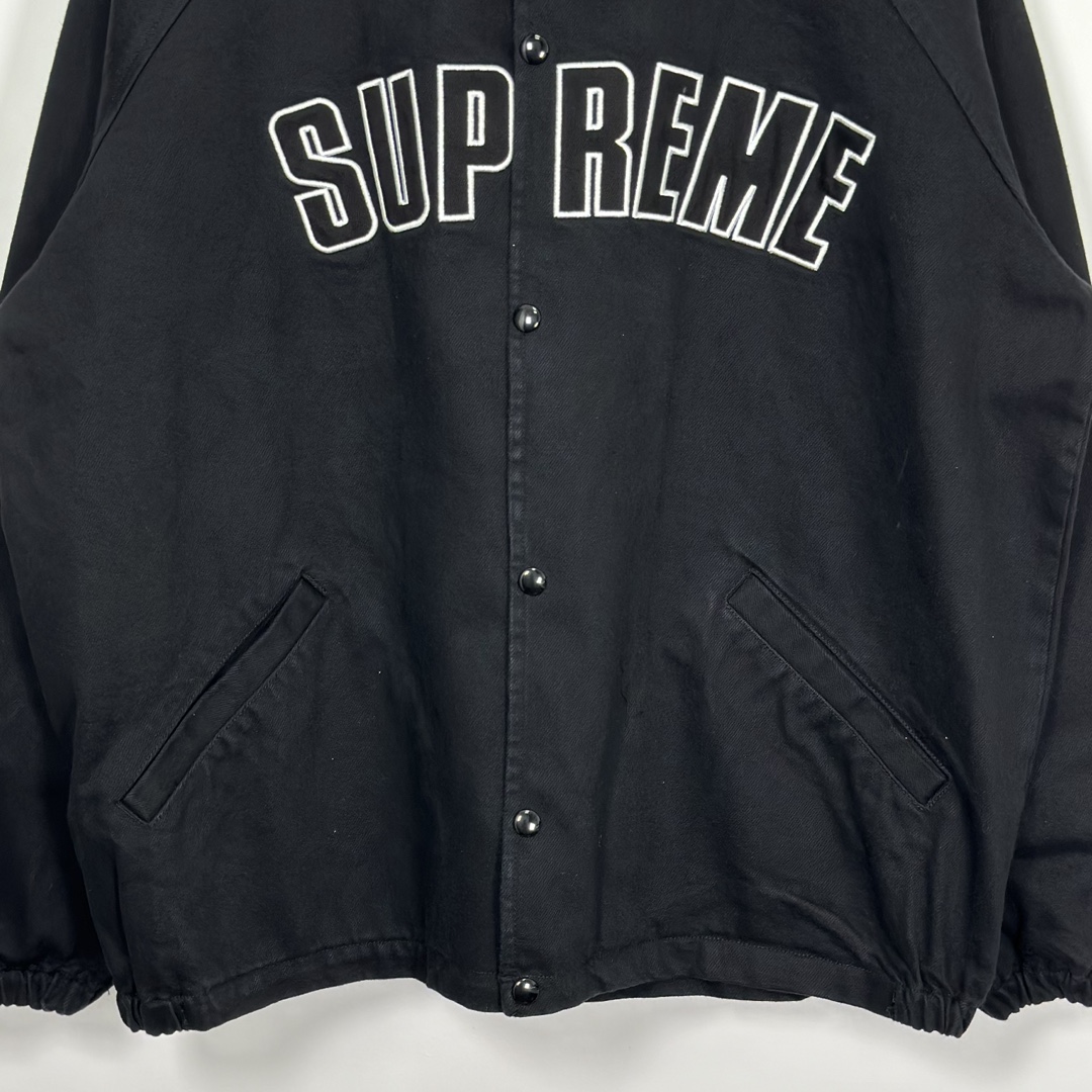 Supreme ARC Denim Coaches Jacket "Black"（SUP-SS24-238）