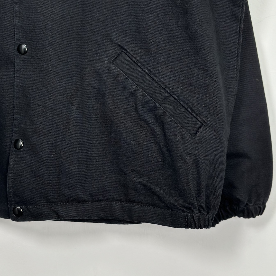 Supreme ARC Denim Coaches Jacket "Black"（SUP-SS24-238）