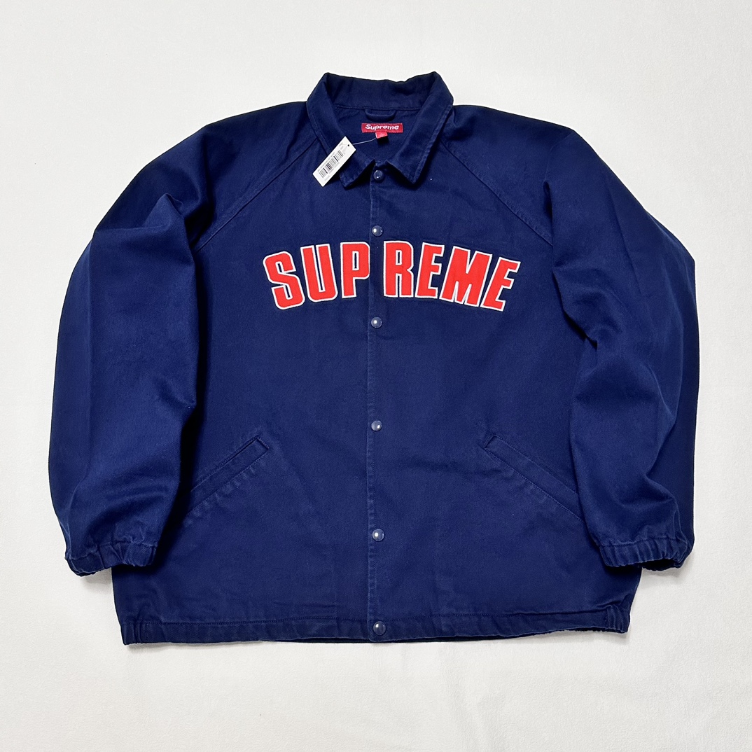 Supreme ARC Denim Coaches Jacket "Navy"（SUP-SS24-238-1）