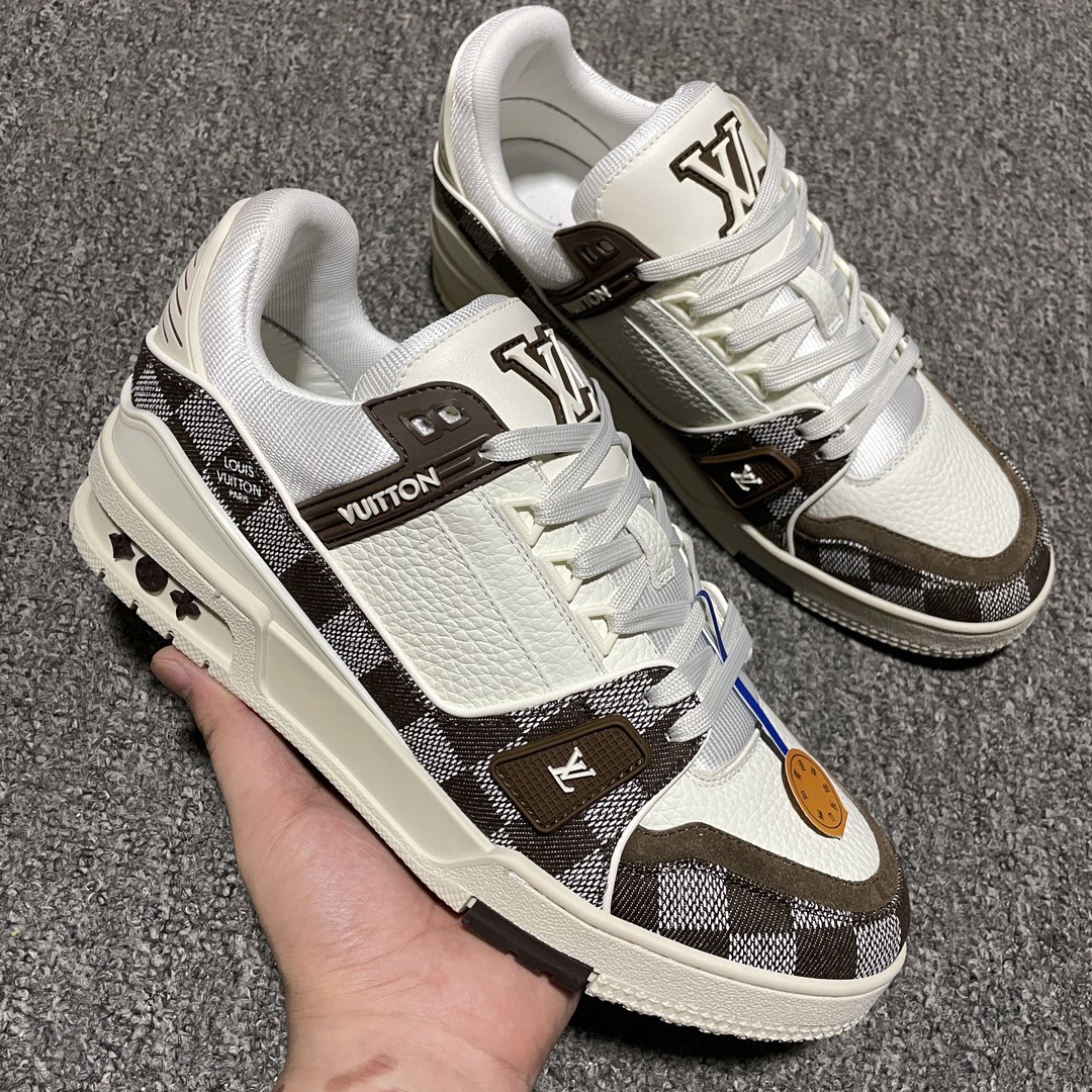Louis Vuitton Trainer Maxi Line Sneakers LV（1ACPR9)
