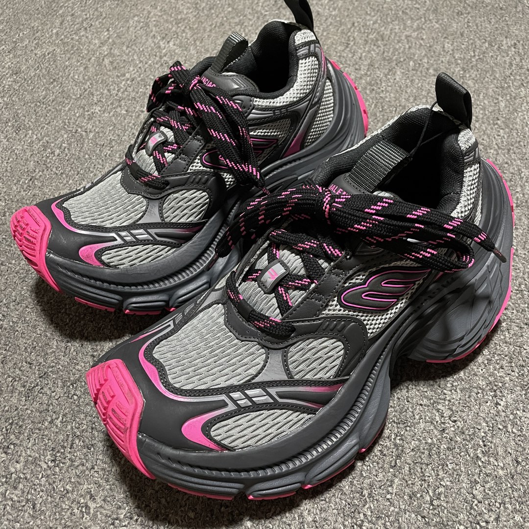 BALENCIAGA WMNS 10XL Sneaker "Grey/Pink/Black"（792778W2MV21510）