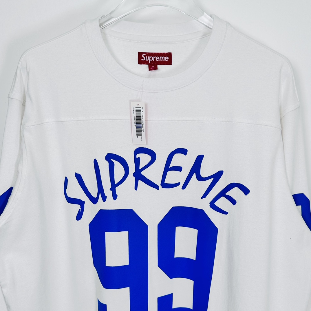 Supreme 99 L/S Football Top "Stone"（SUP-SS24-015-1）