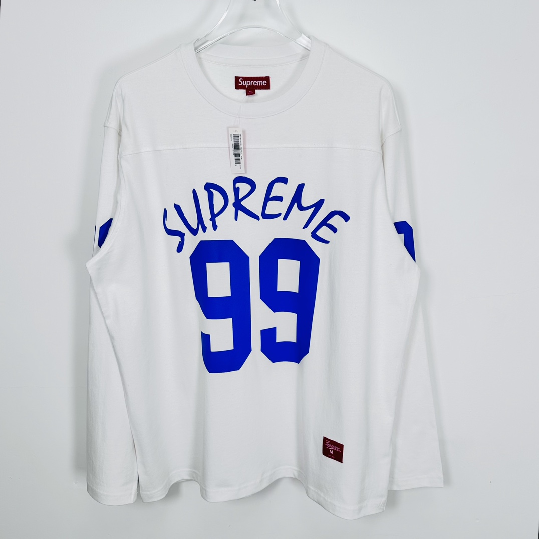 Supreme 99 L/S Football Top "Stone"（SUP-SS24-015-1）