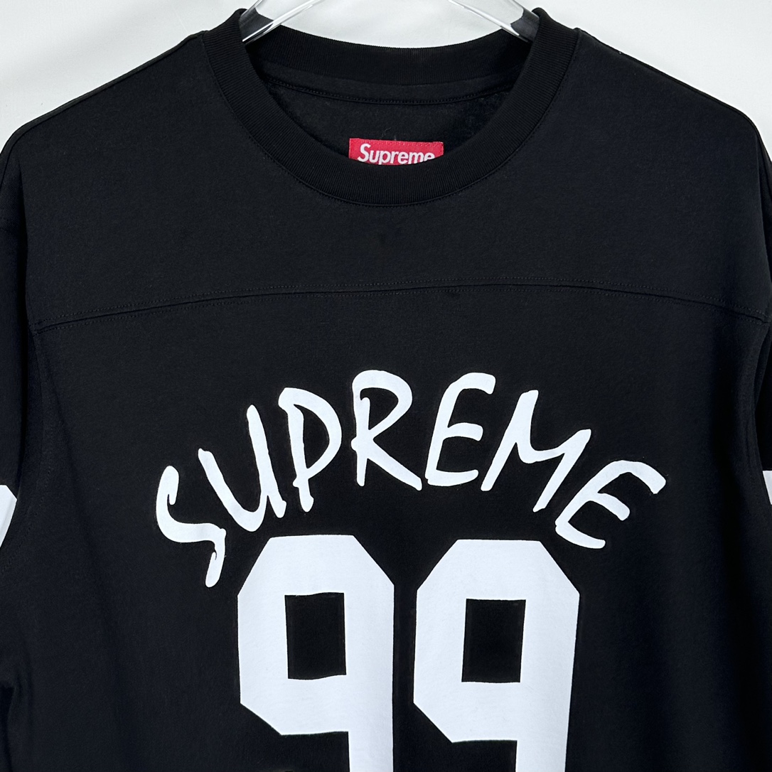Supreme 99 L/S Football Top "Black"（SUP-SS24-015）