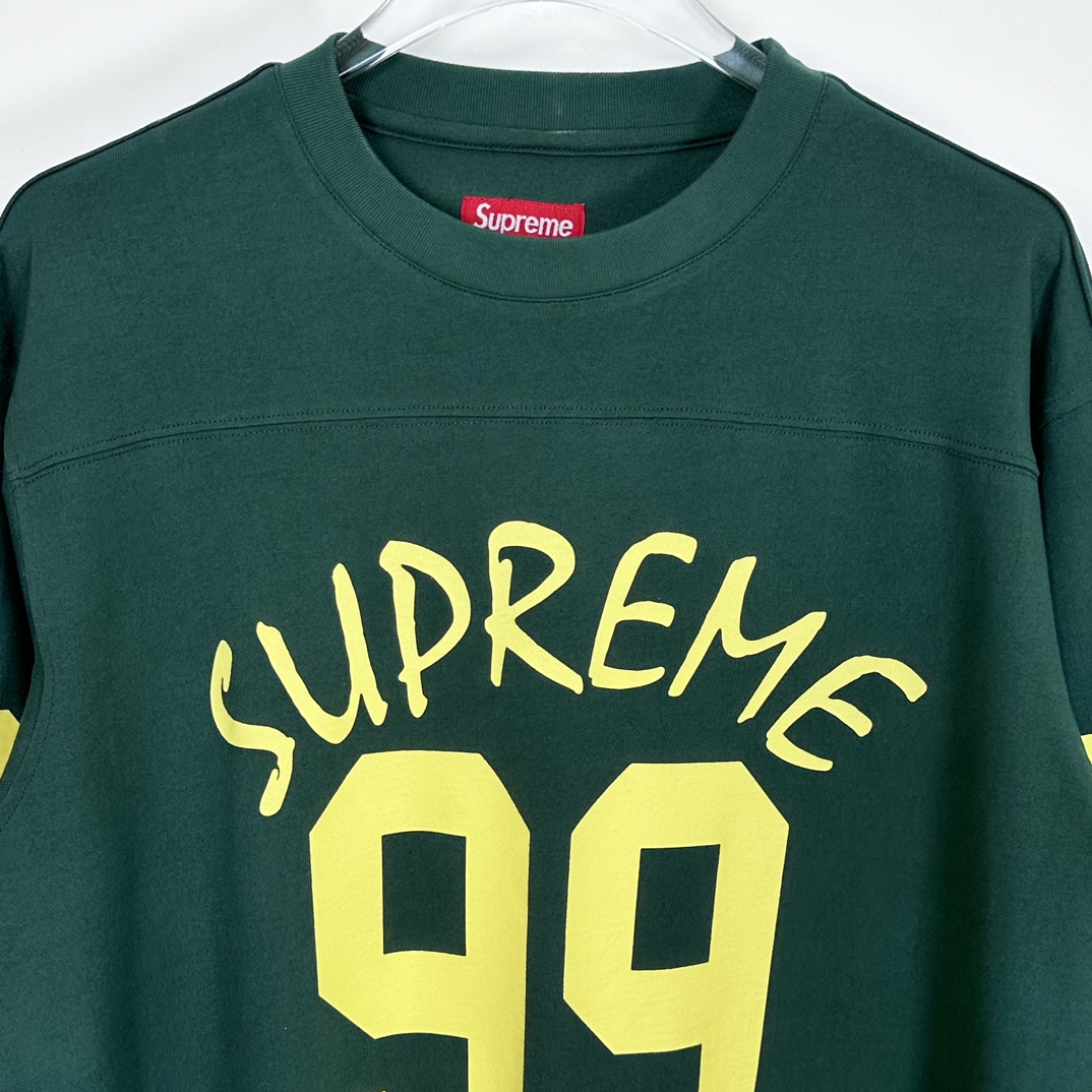 Supreme 99 L/S Football Top "Green"（SUP-SS24-015-2）