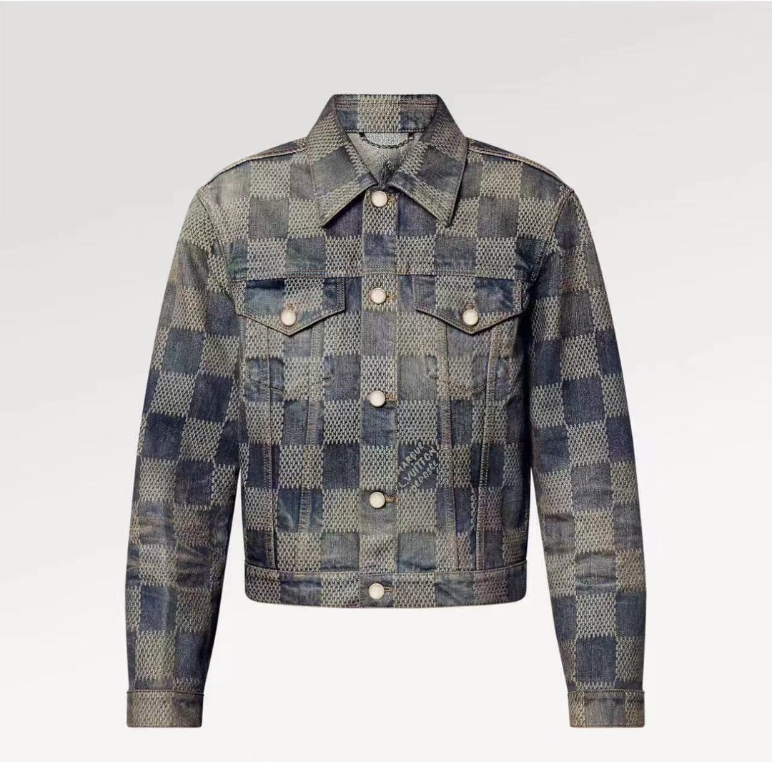 Louis Vuitton Damier Wash Denim Jacket（1AFWW8）