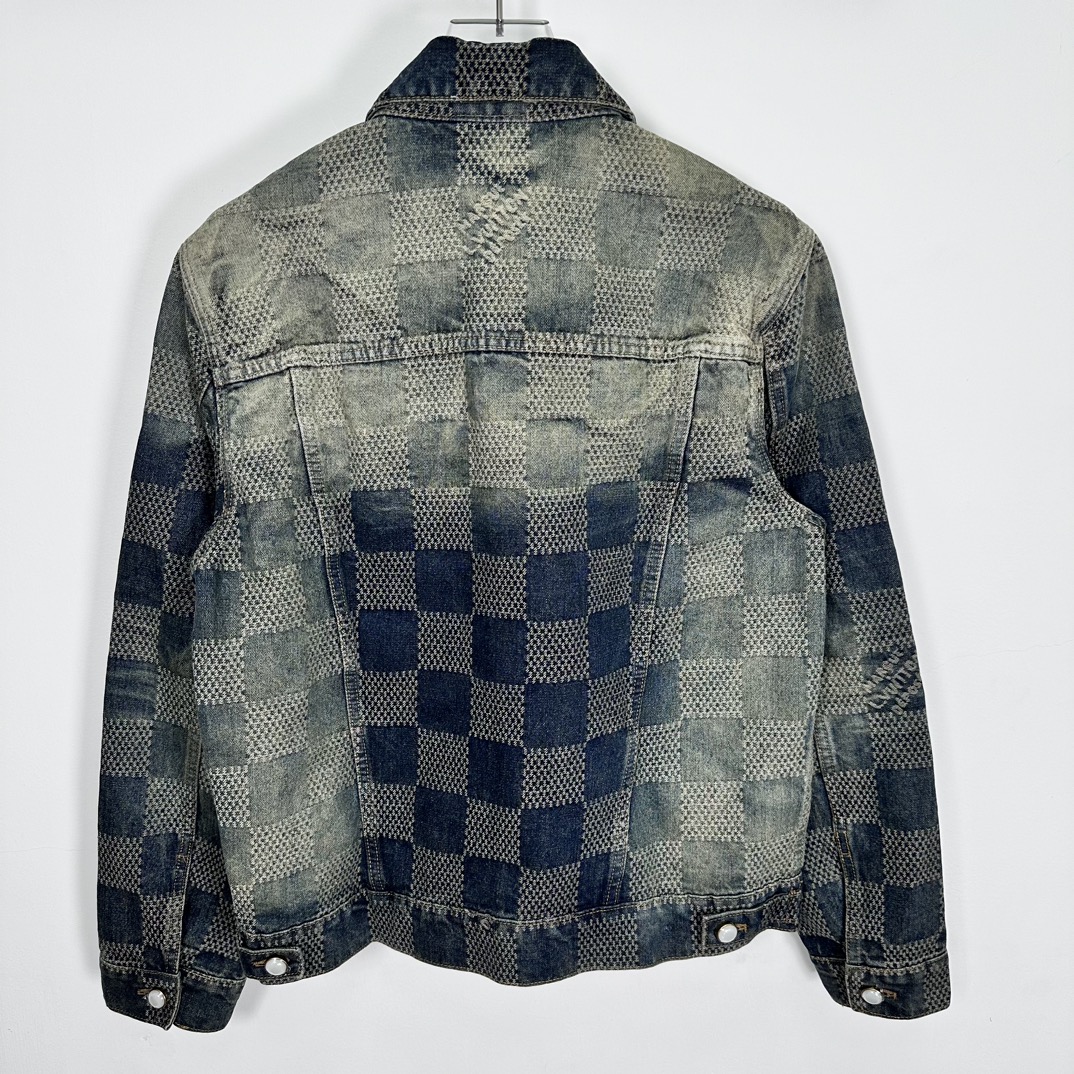 Louis Vuitton Damier Wash Denim Jacket（1AFWW8）