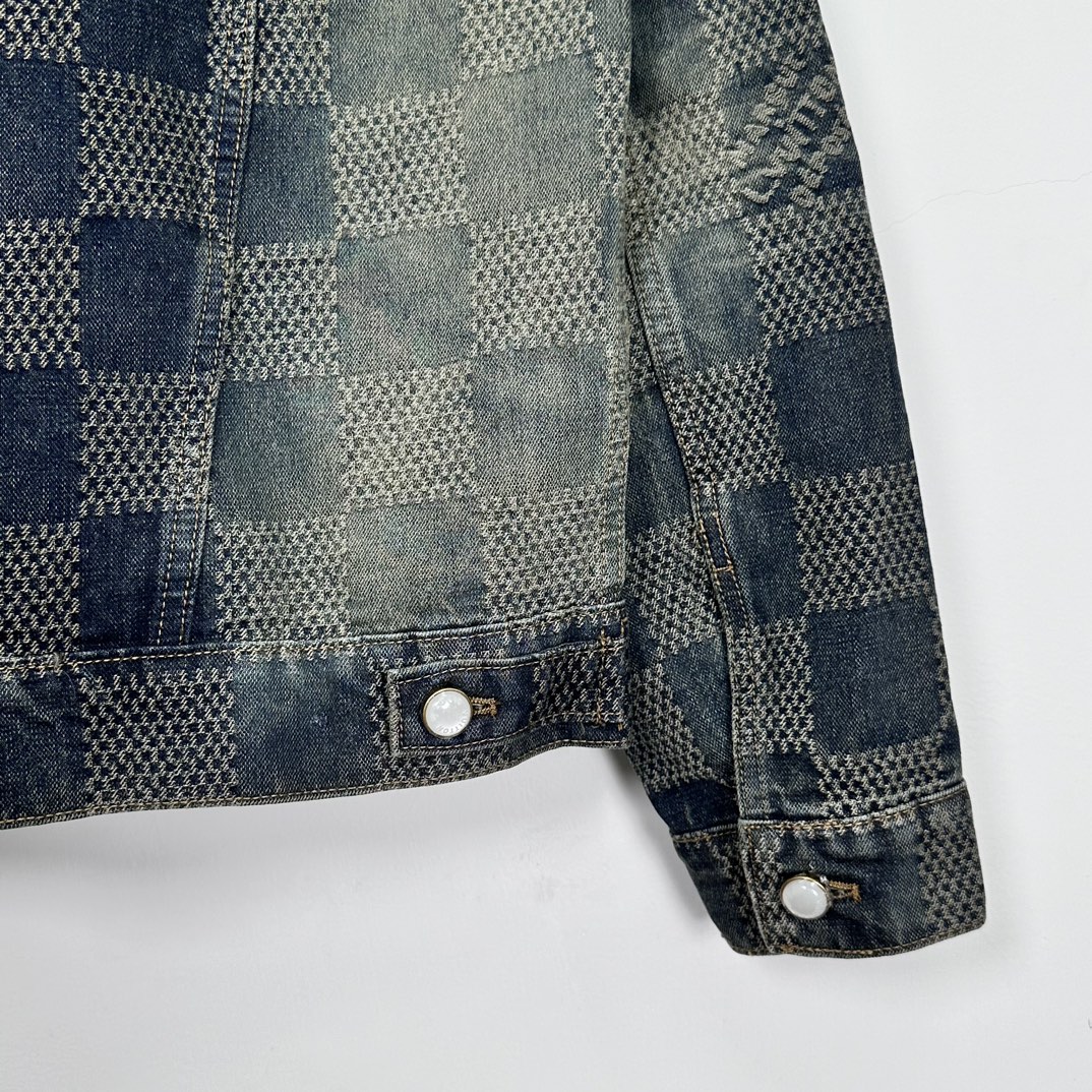 Louis Vuitton Damier Wash Denim Jacket（1AFWW8）