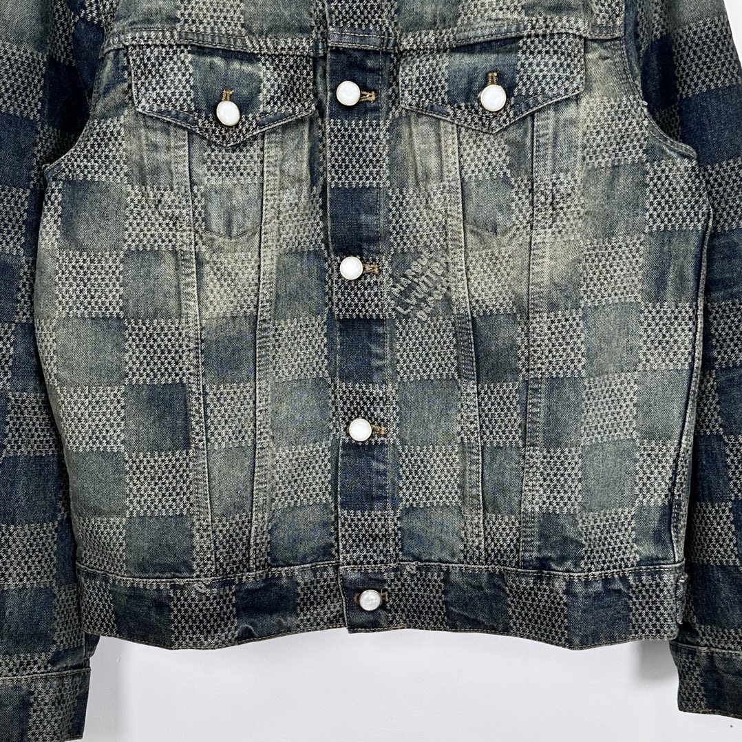 Louis Vuitton Damier Wash Denim Jacket（1AFWW8）